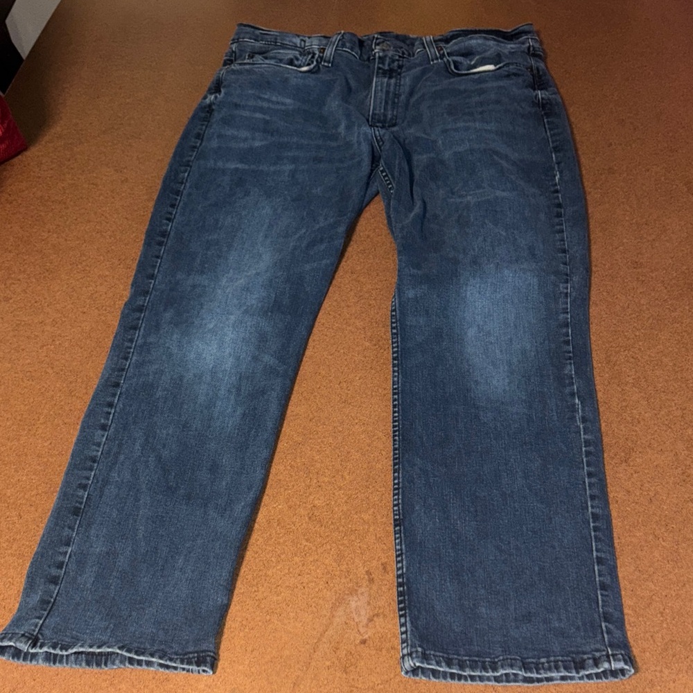 Levi's 514 38x32 Men's Straight leg boot cut Indigo Blue Denim Jeans